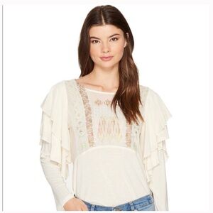 Free People - La Cienega Front Embroidery Blouse